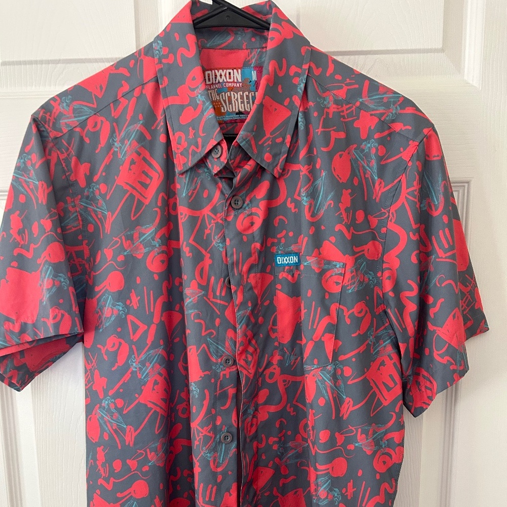 Dixxon Flannel Co. Men’s Short Sleeve Party Shirt – Size Medium (Like New)